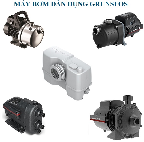 BƠM GIA ĐÌNH, BƠM DÂN DỤNG GRUNDFOS